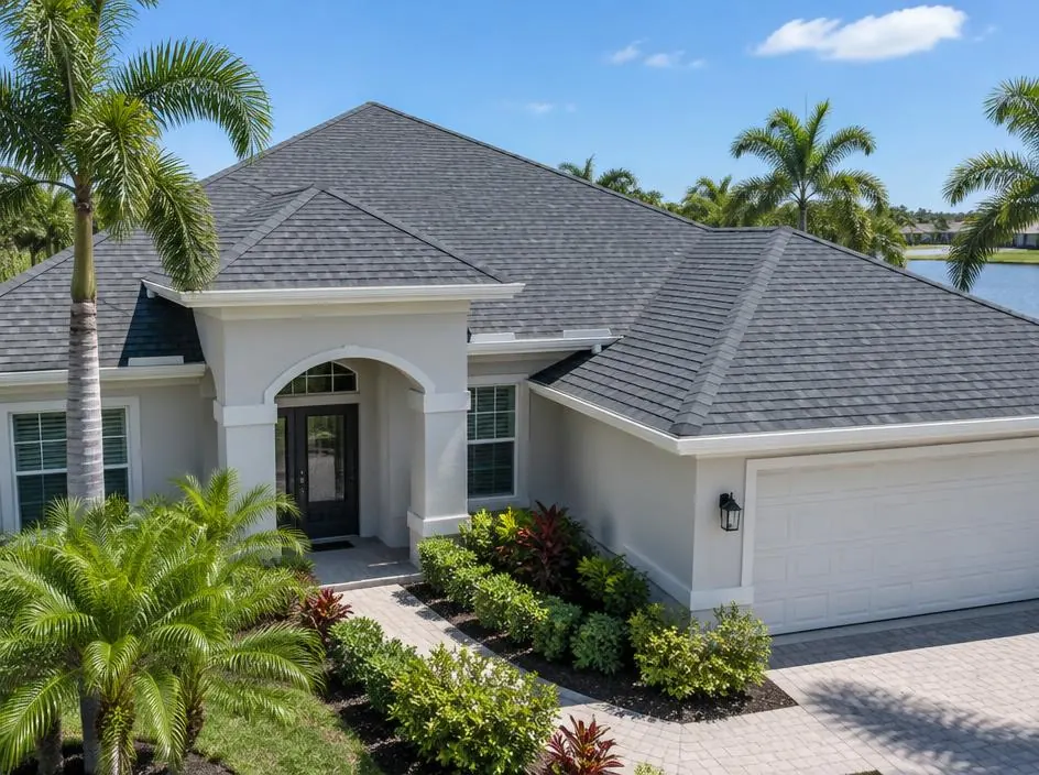 After: shingle roof